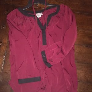 SOLD Oh baby 3/4sleeve blouse L